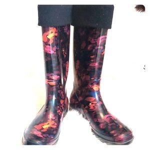 Floral ☔️ boots